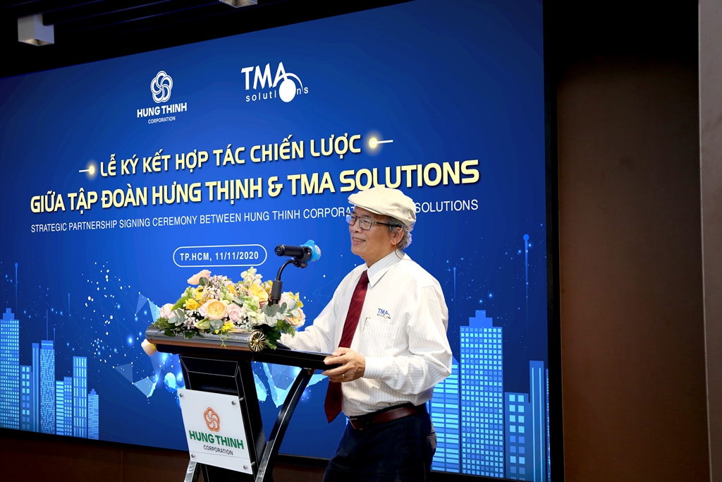Tập đoàn ký kết hợp tác chiến lược cùng Công ty TMA Solutions 